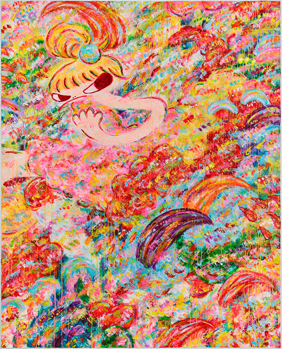 ロッカクアヤコ ポスター　魔法の手 ロッカクアヤコ作品展　千葉県立美術館