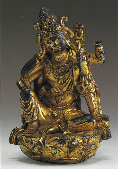 仏教美術 希少 時代 鬼像 銅製？在銘